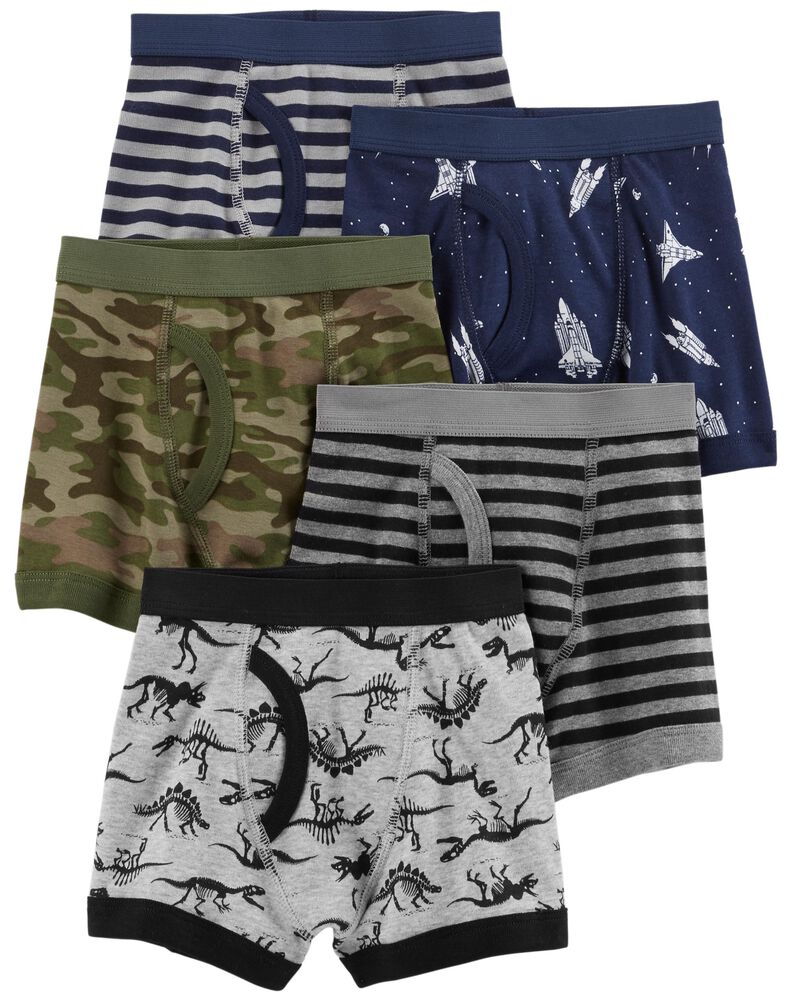 Winging Day Boys Soft Cotton 5-Pack Brief Underwear Size 4T//5T